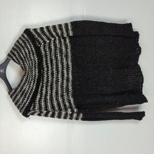 Free People Engineer Striped Oversize Sweater